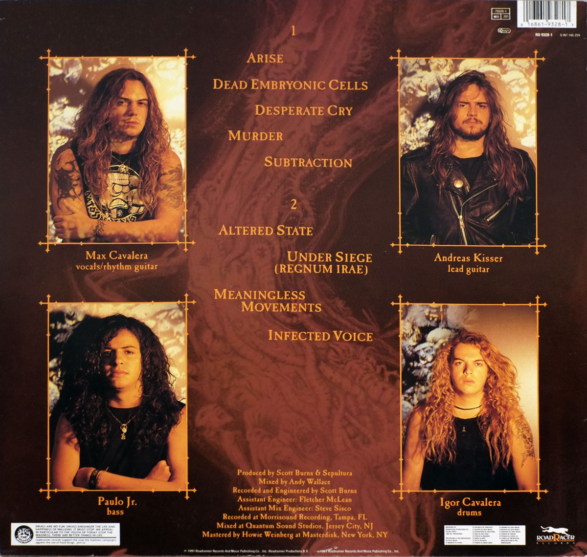 High Resolution Photo #11 SEPULTURA Arise RoadraceR https://vinyl-records.nl 